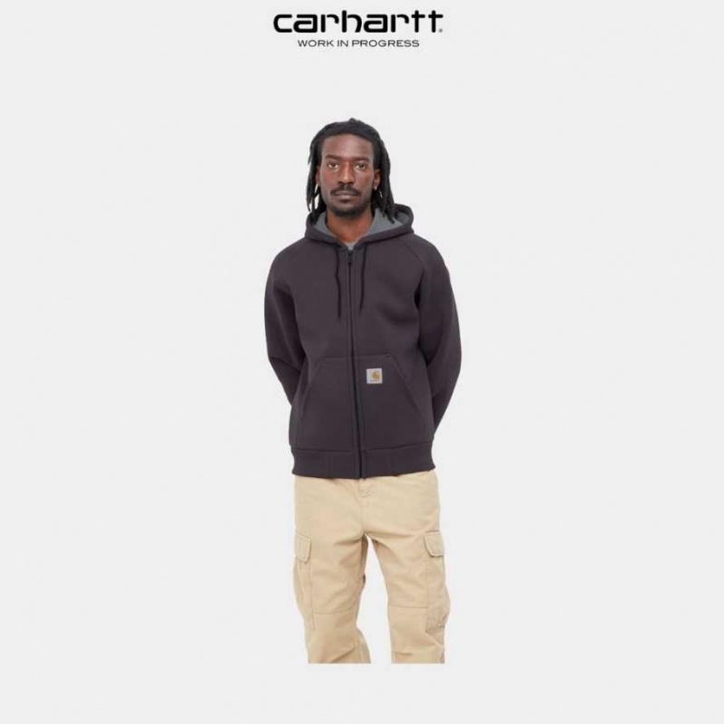 Carhartt Wip Car-Lux Hooded Jacket Artichoke | SE0000012