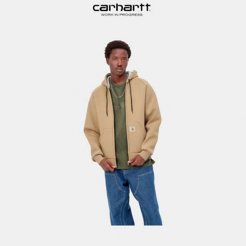 Carhartt Wip Car-Lux Hooded Jacket Bruna | SE0000013