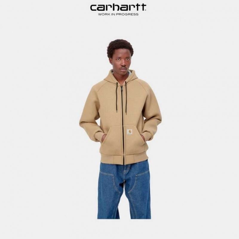 Carhartt Wip Car-Lux Hooded Jacket Bruna | SE0000013