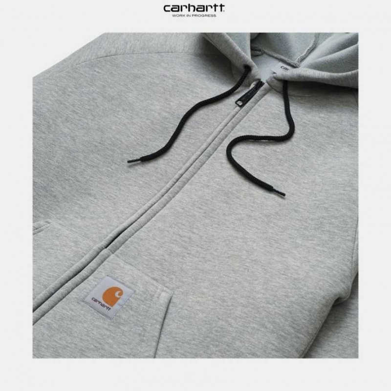 Carhartt Wip Car-Lux Hooded Jacket Grå | SE0000015