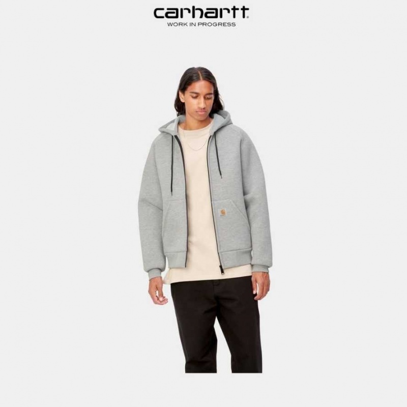 Carhartt Wip Car-Lux Hooded Jacket Grå | SE0000015