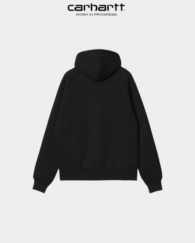 Carhartt Wip Car-Lux Hooded Jacket Svarta | SE0000014