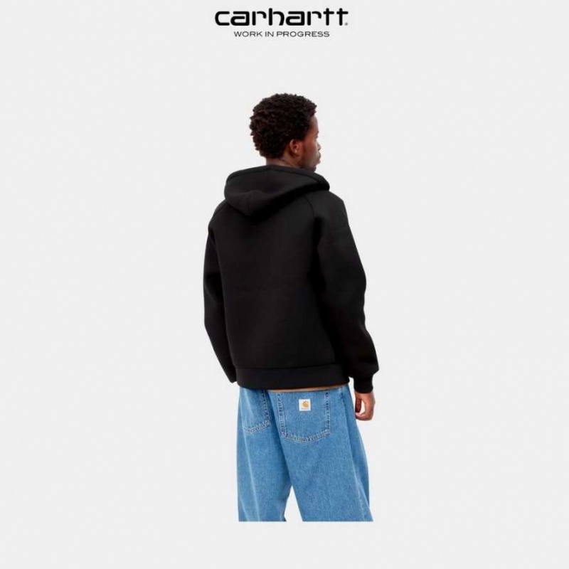 Carhartt Wip Car-Lux Hooded Jacket Svarta | SE0000014