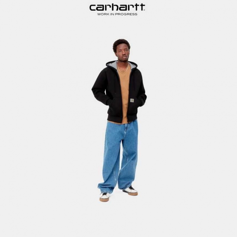 Carhartt Wip Car-Lux Hooded Jacket Svarta | SE0000014