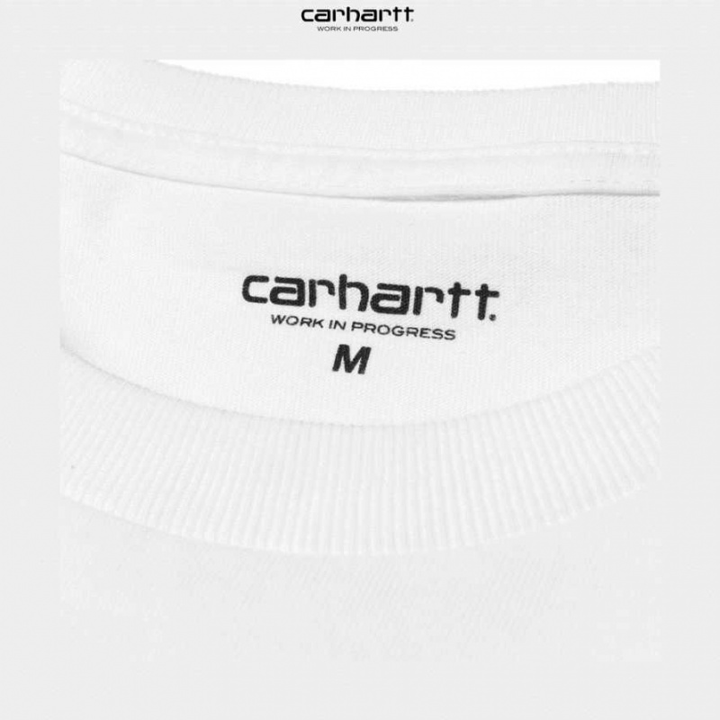 Carhartt Wip Chase Long Sleeve T-Shirt Vita | SE0000865