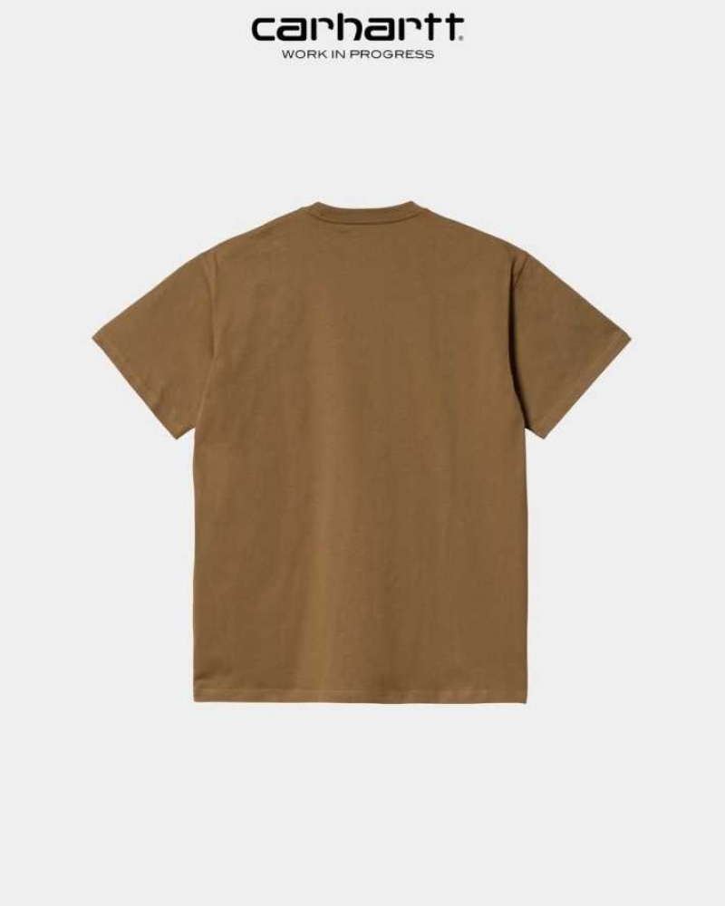 Carhartt Wip Chase T-Shirt Bruna | SE0000868