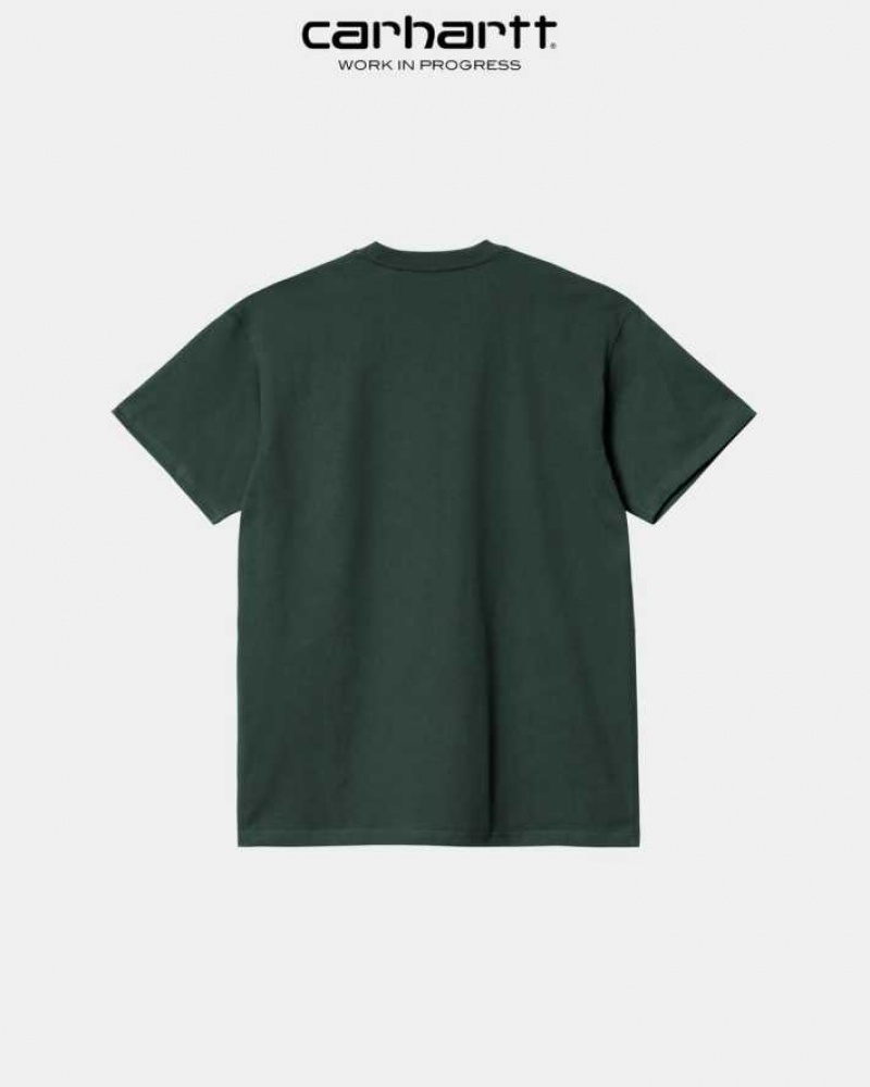 Carhartt Wip Chase T-Shirt Juniper | SE0000877