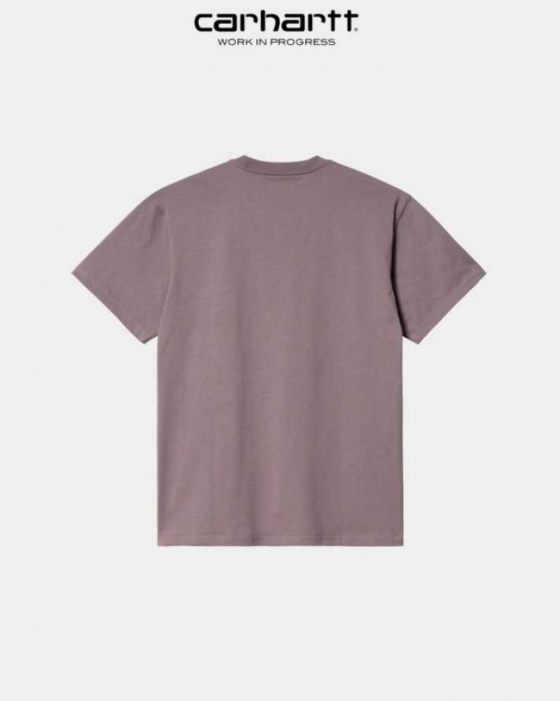 Carhartt Wip Chase T-Shirt Misty Thistle | SE0000874