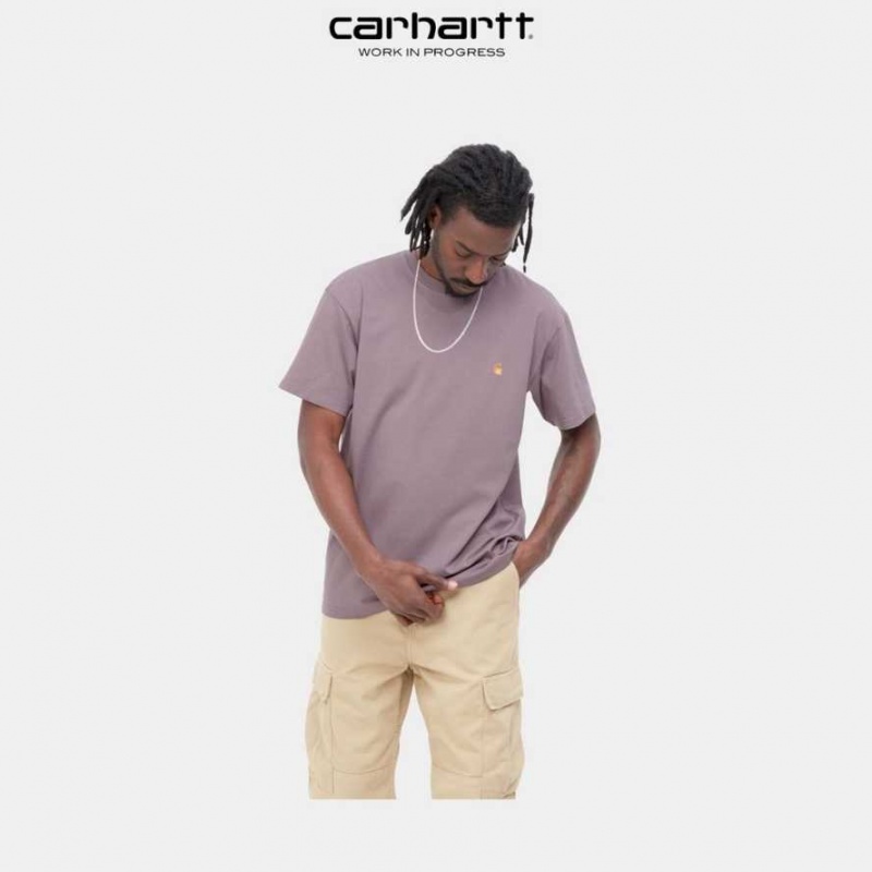 Carhartt Wip Chase T-Shirt Misty Thistle | SE0000874