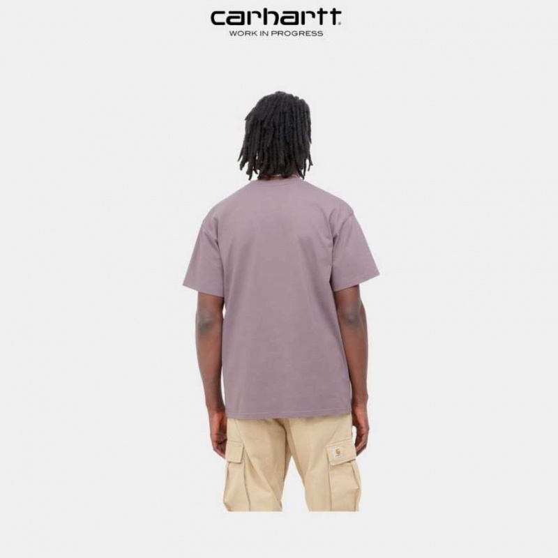 Carhartt Wip Chase T-Shirt Misty Thistle | SE0000874