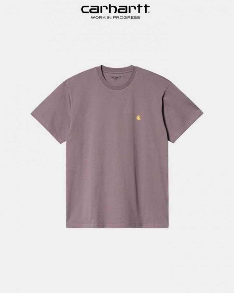 Carhartt Wip Chase T-Shirt Misty Thistle | SE0000874