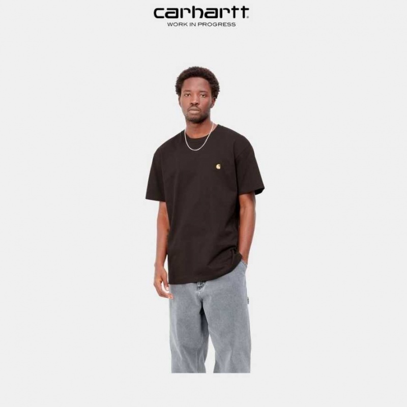 Carhartt Wip Chase T-Shirt Mörk | SE0000873