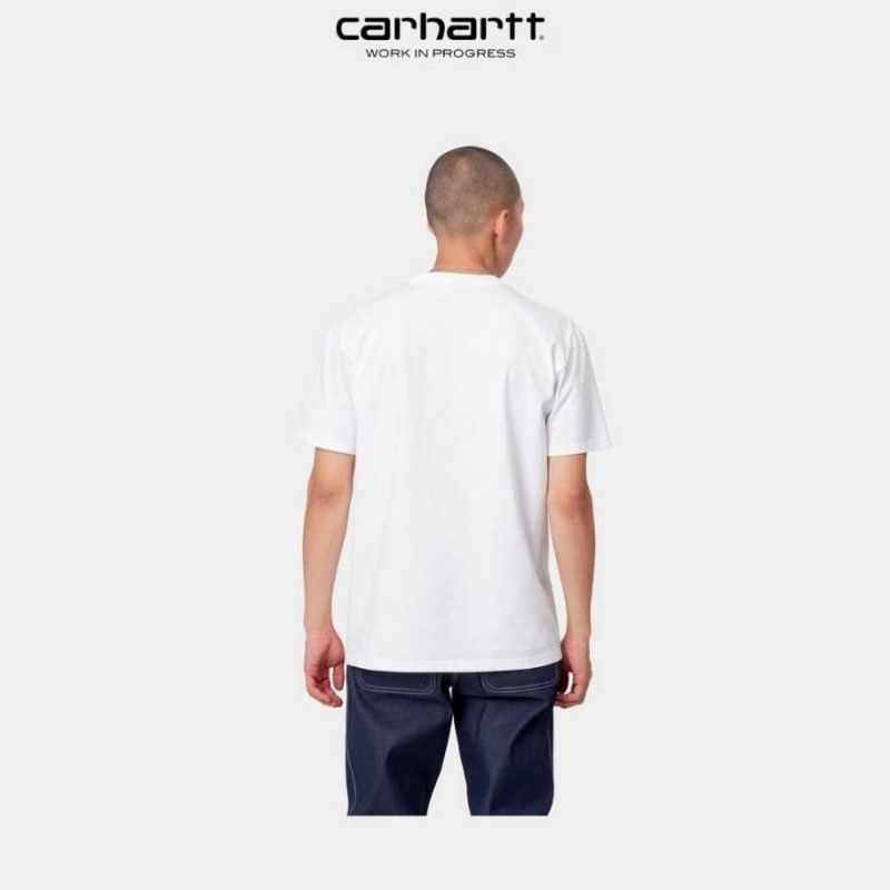 Carhartt Wip Chase T-Shirt Vita | SE0000876