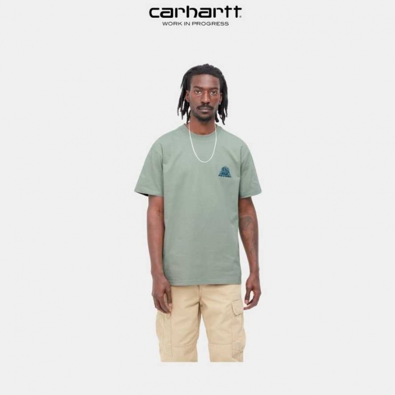 Carhartt Wip City T-Shirt Misty Sage | SE0000887