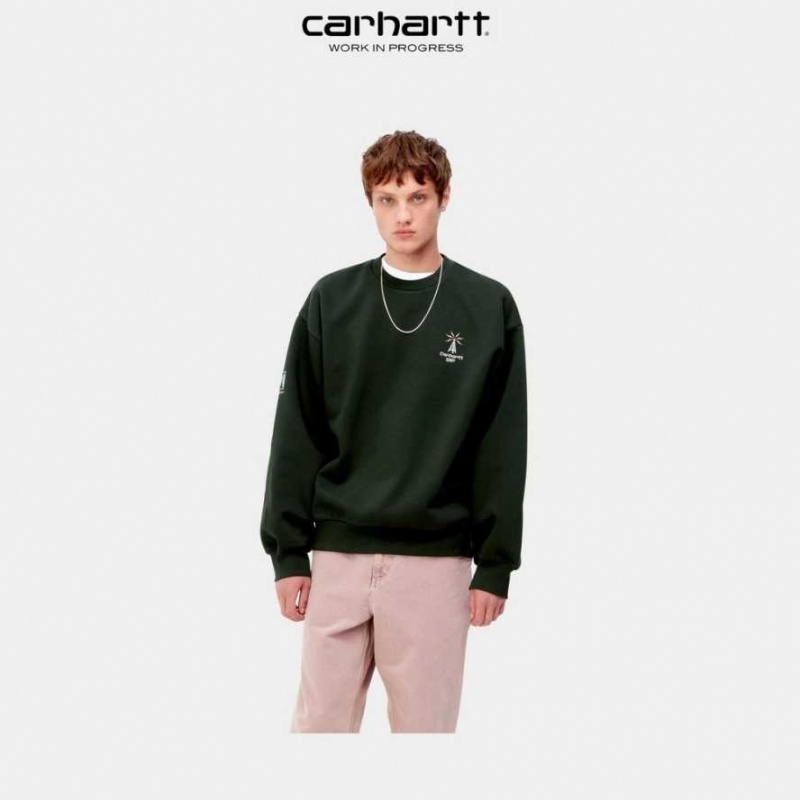 Carhartt Wip Connect Sweatshirt Mörk | SE0000276