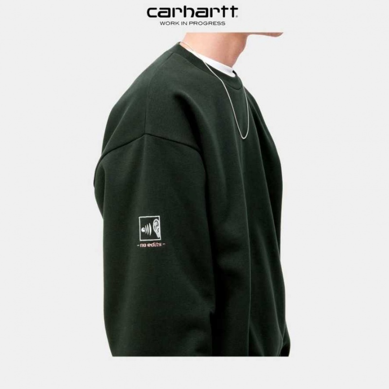 Carhartt Wip Connect Sweatshirt Mörk | SE0000276