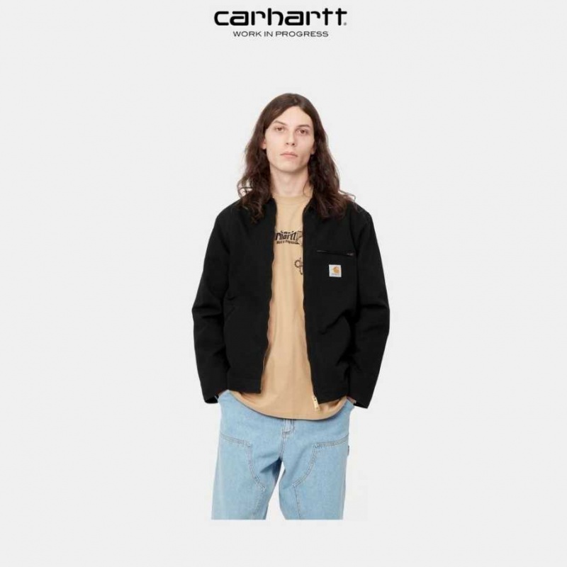 Carhartt Wip Detroit Jacket (Spring) Svarta | SE0000019