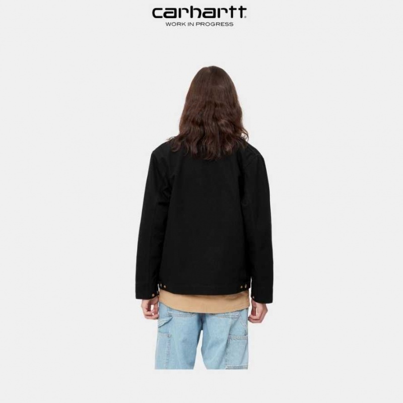 Carhartt Wip Detroit Jacket (Spring) Svarta | SE0000019