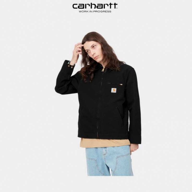 Carhartt Wip Detroit Jacket (Spring) Svarta | SE0000019