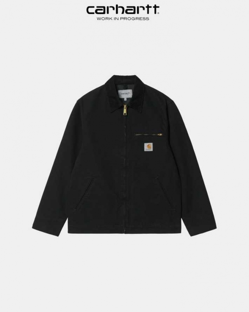 Carhartt Wip Detroit Jacket (Spring) Svarta | SE0000019