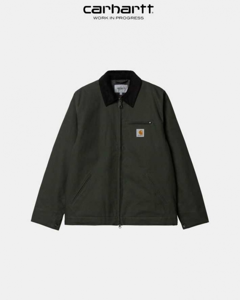 Carhartt Wip Detroit Jacket (Vinter) Boxwood | SE0000022