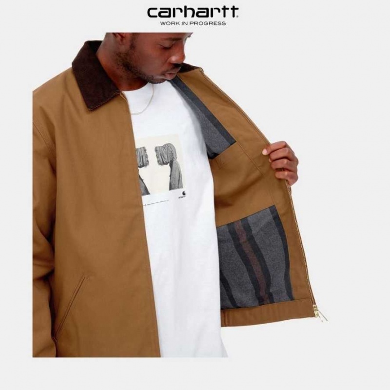 Carhartt Wip Detroit Jacket (Vinter) Bruna | SE0000021