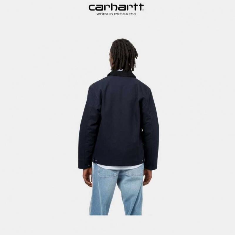 Carhartt Wip Detroit Jacket (Vinter) Mörkmarinblå Svarta | SE0000023