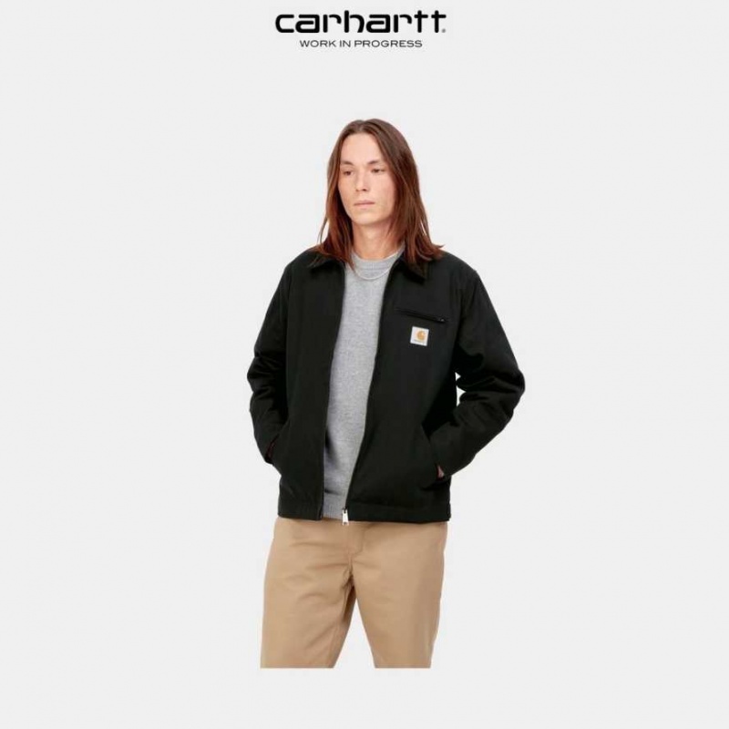 Carhartt Wip Detroit Jacket (Vinter) Svarta | SE0000024