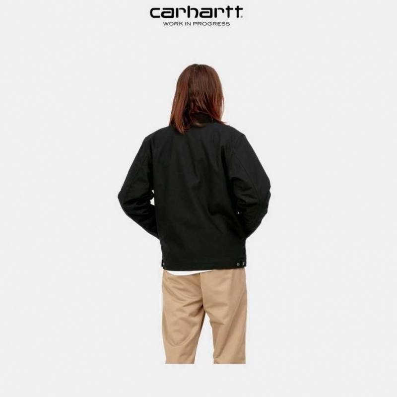 Carhartt Wip Detroit Jacket (Vinter) Svarta | SE0000024