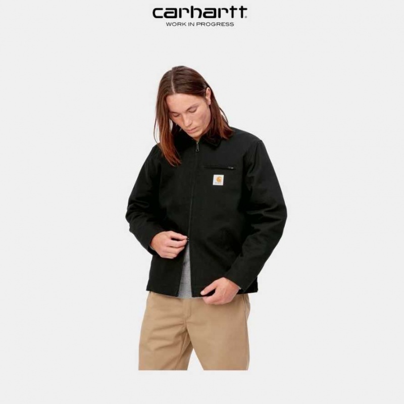 Carhartt Wip Detroit Jacket (Vinter) Svarta | SE0000024