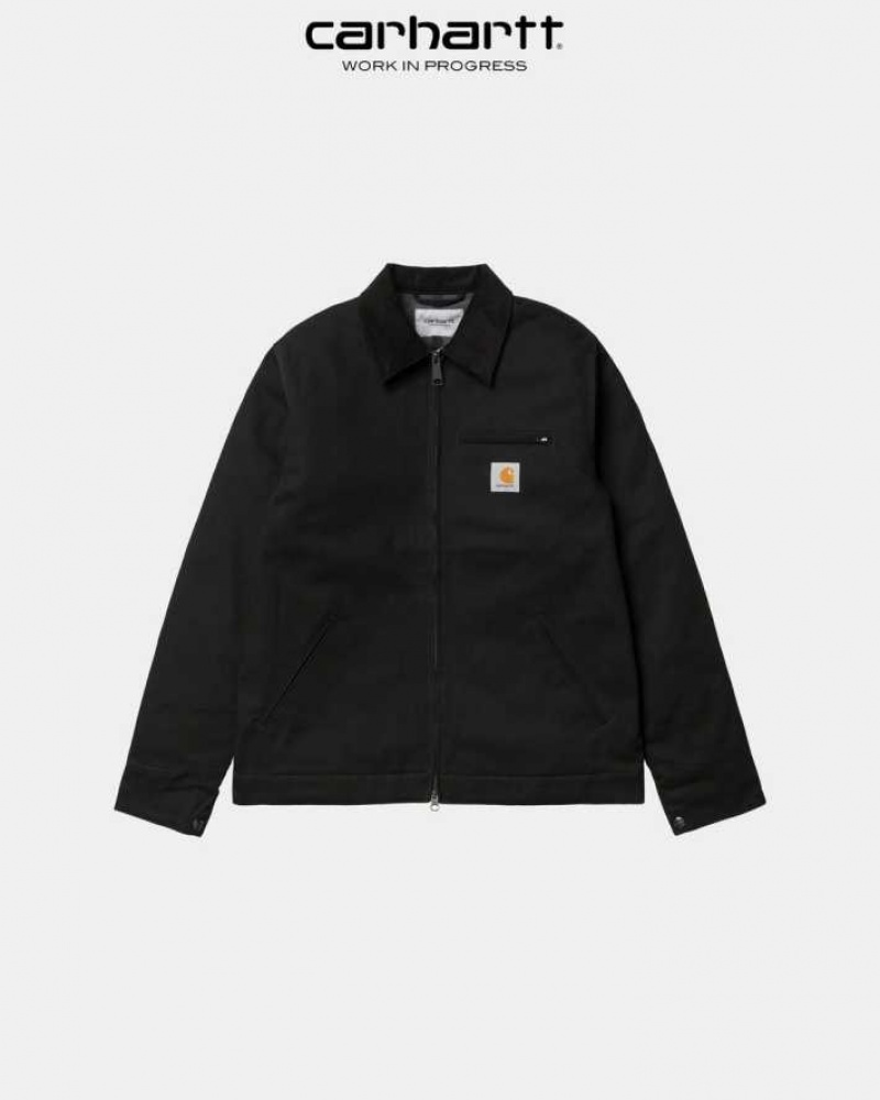 Carhartt Wip Detroit Jacket (Vinter) Svarta | SE0000024