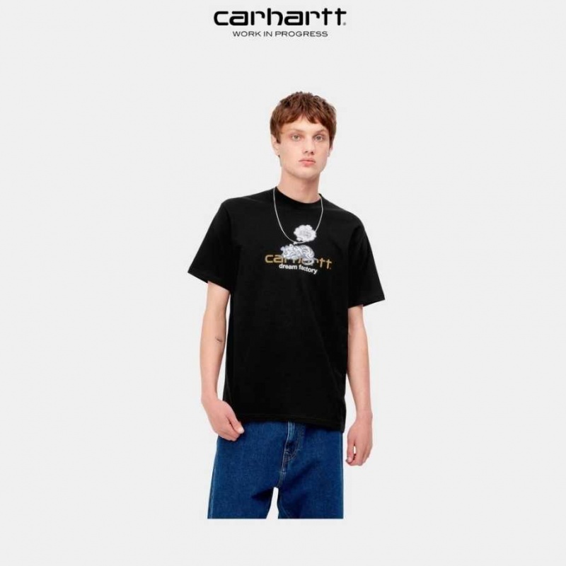 Carhartt Wip Dream Factory T-Shirt Svarta | SE0000892