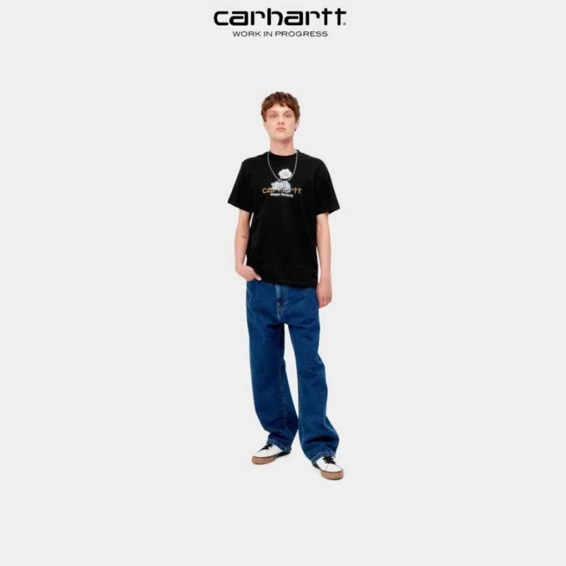 Carhartt Wip Dream Factory T-Shirt Svarta | SE0000892