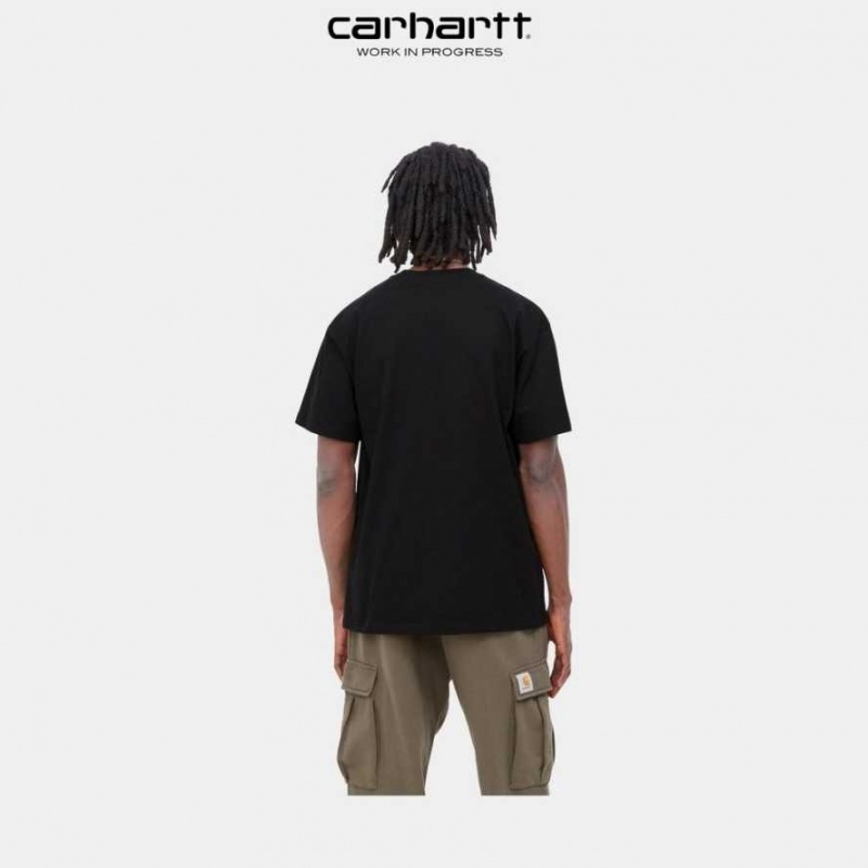 Carhartt Wip Duck Pond T-Shirt Svarta | SE0000897