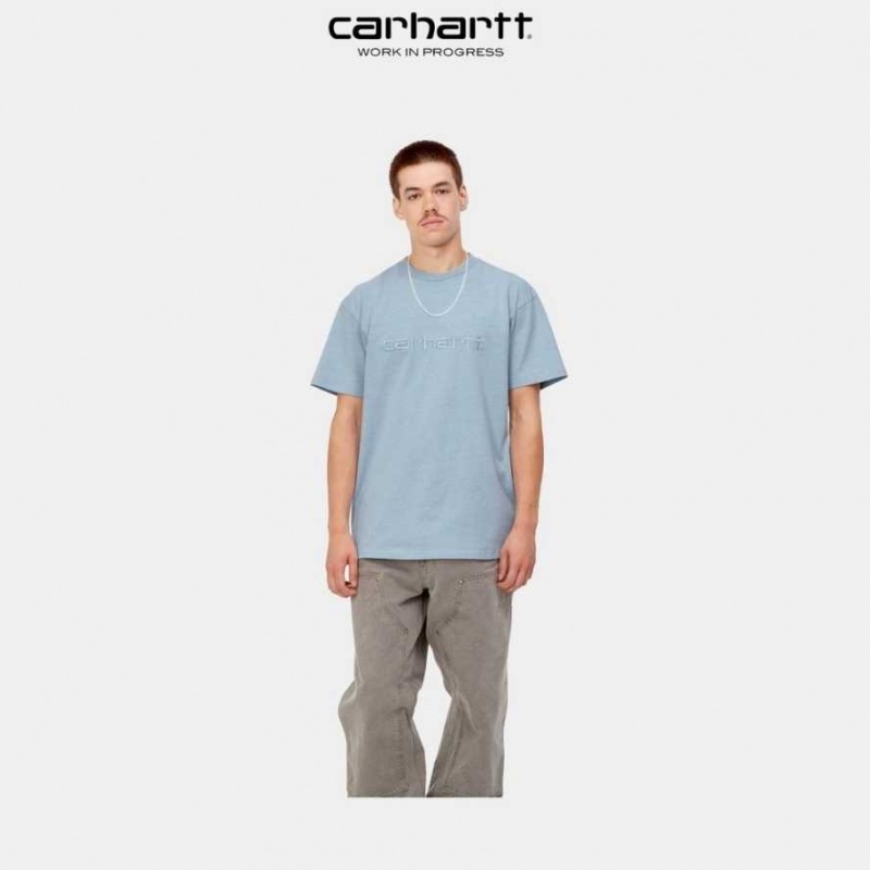 Carhartt Wip Duster T-Shirt Misty Sky | SE0000905