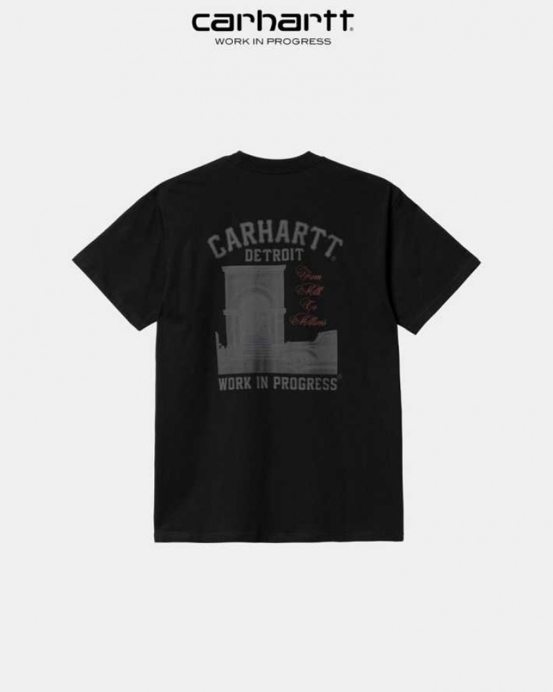 Carhartt Wip Entrance T-Shirt Svarta | SE0000909