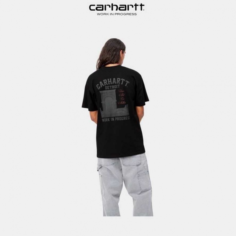 Carhartt Wip Entrance T-Shirt Svarta | SE0000909