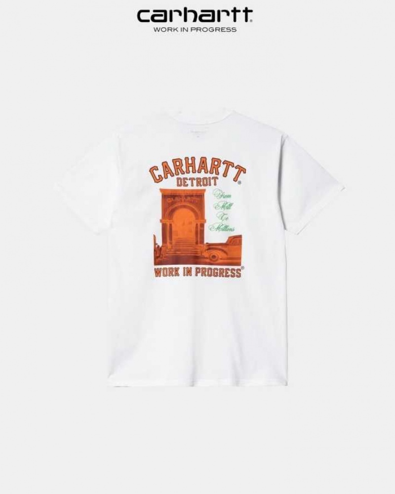 Carhartt Wip Entrance T-Shirt Vita | SE0000911