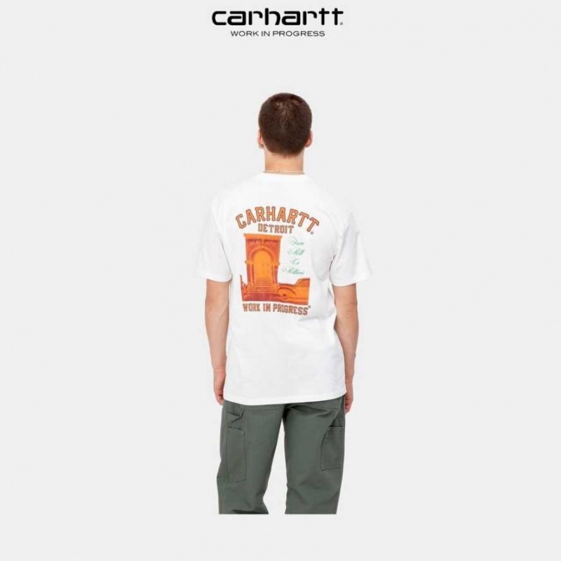 Carhartt Wip Entrance T-Shirt Vita | SE0000911