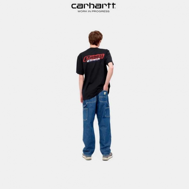 Carhartt Wip Freight Services T-Shirt Mörkmarinblå | SE0000914