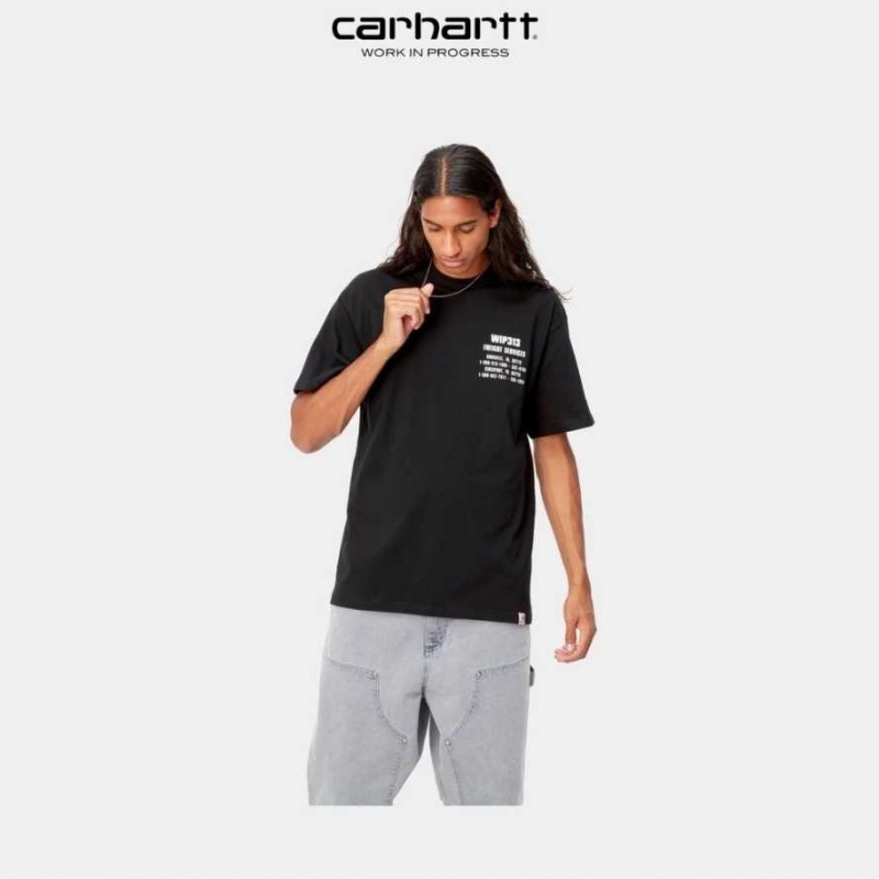 Carhartt Wip Freight Services T-Shirt Svarta | SE0000912