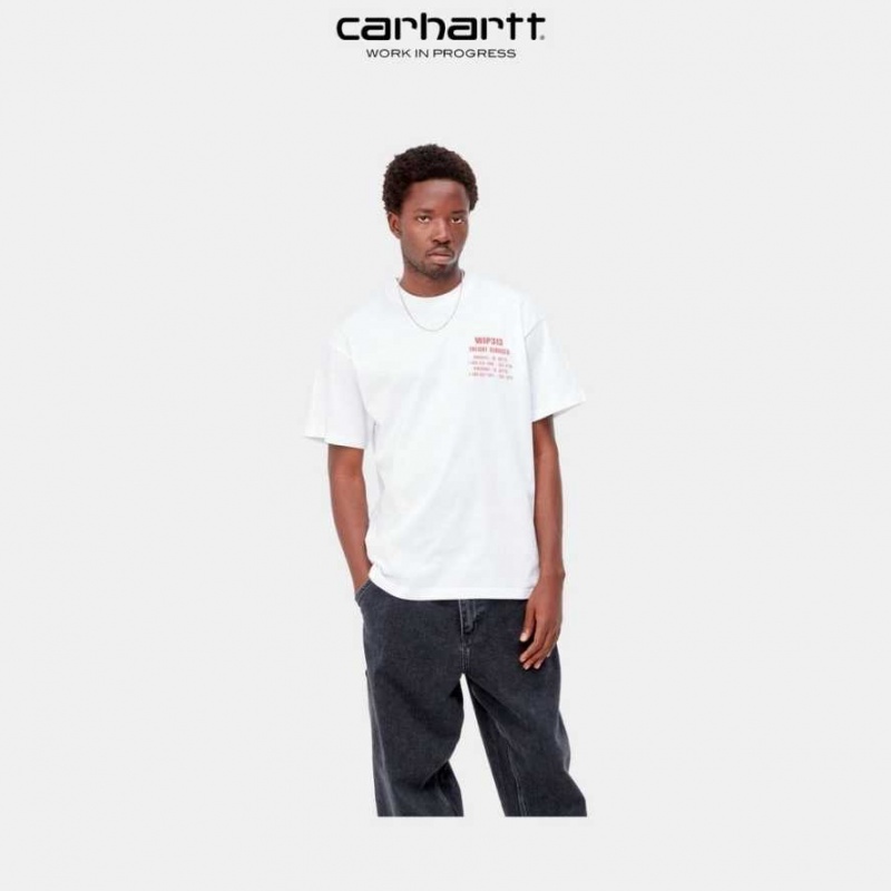 Carhartt Wip Freight Services T-Shirt Vita | SE0000913