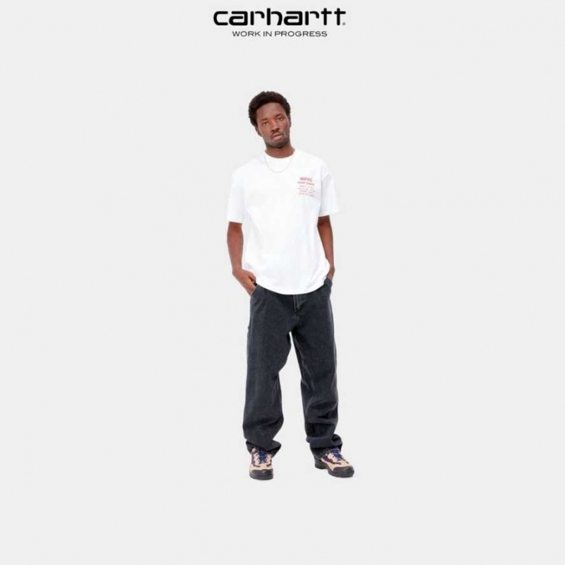 Carhartt Wip Freight Services T-Shirt Vita | SE0000913