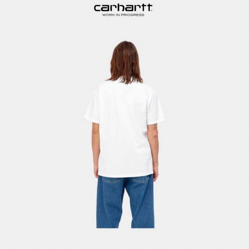 Carhartt Wip Happy Script T-Shirt Vita | SE0000927