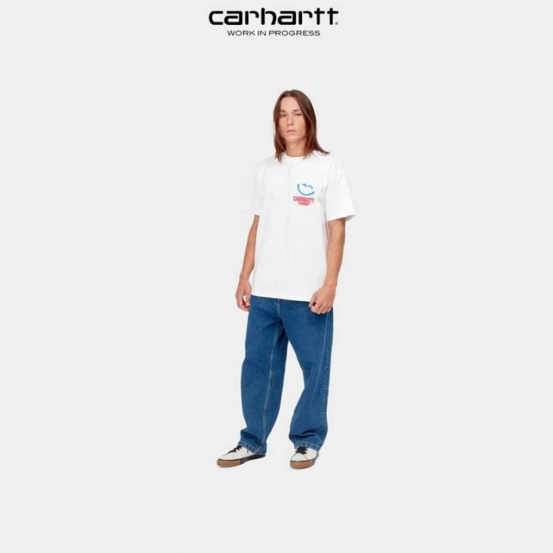 Carhartt Wip Happy Script T-Shirt Vita | SE0000927