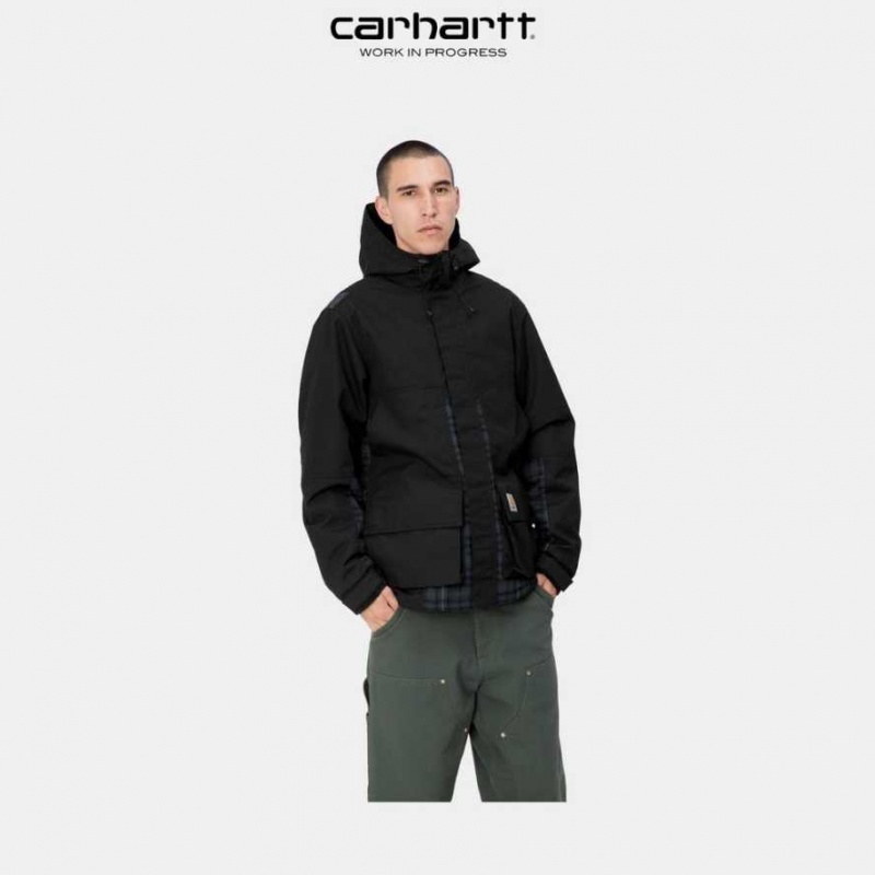 Carhartt Wip Highbury Check Jacket Svarta | SE0000033