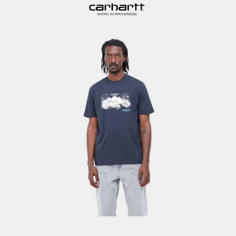 Carhartt Wip Home Builders T-Shirt Enzian | SE0000931