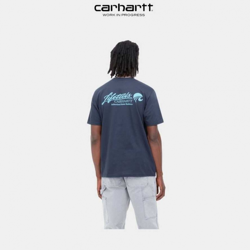 Carhartt Wip Home Builders T-Shirt Enzian | SE0000931