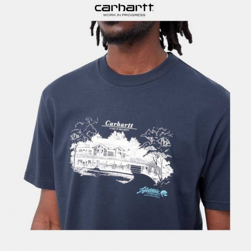 Carhartt Wip Home Builders T-Shirt Enzian | SE0000931