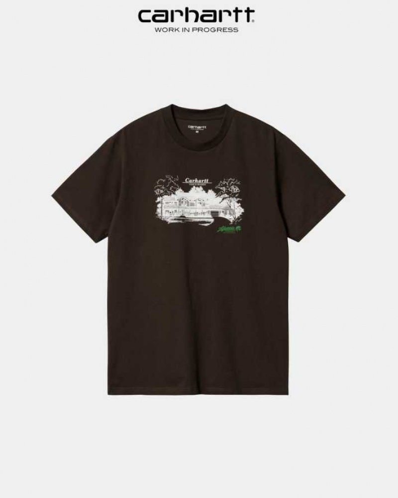 Carhartt Wip Home Builders T-Shirt Mörk | SE0000932